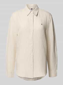 Tommy Hilfiger Regular fit overhemdblouse van puur linnen