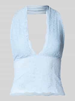 Gina Tricot Haltertop van kant