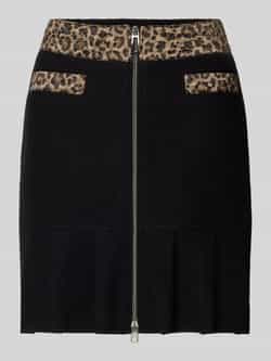 Marc Cain Regular fit rok van scheerwolmix