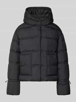 Guess Cropped fit gewatteerd jack met opgestikte zakken model 'Daisy'