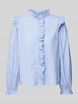 NEO NOIR Blouse met ruches model 'Charly'