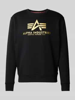 Alpha Industries Sweater Men Sweatshirts Basic Sweater Carbon