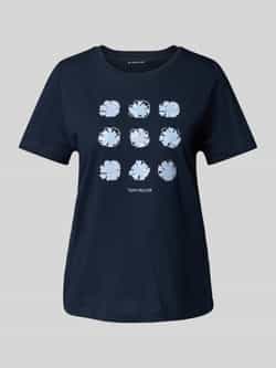 Tom Tailor Regular fit T-shirt van puur katoen