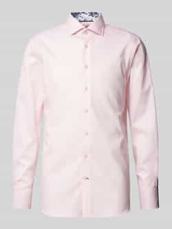 OLYMP SIGNATURE SLIM FIT Slim fit zakelijk overhemd met kentkraag model 'Savio'