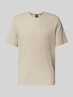 Boss Waffle T-Shirt Brown- Heren Brown