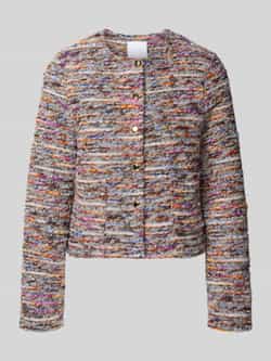 Rich & Royal Regular fit blazer met ronde hals