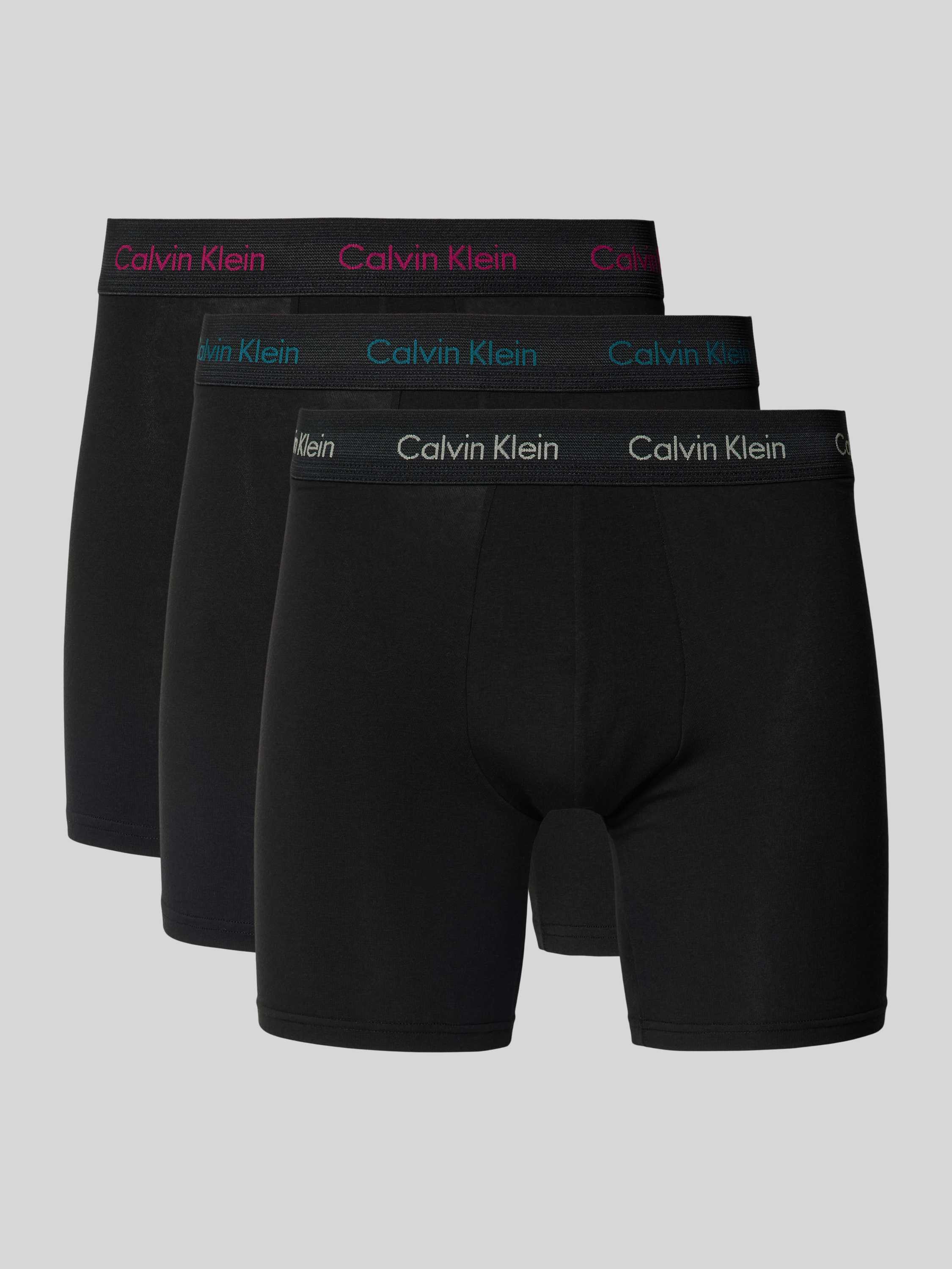 Calvin Klein Underwear Boxershort met elastische logoband in een set van 3 stuks