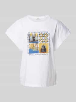S.Oliver RED LABEL T-shirt met motief- en statementprint