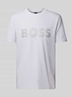 BOSS Green T-shirt met labelprint