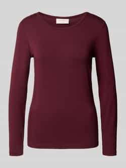 FREE QUENT Shirt met lange mouwen en ronde hals model 'Liana'
