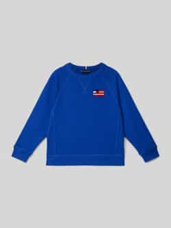 TOMMY HILFIGER Jongens Truien & Vesten Hilfiger Flag Relaxed Sweatshirt Blauw