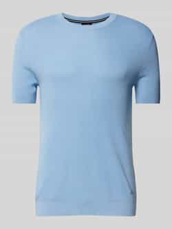 JOOP! Collection T-shirt in gebreide look model 'Valdro'