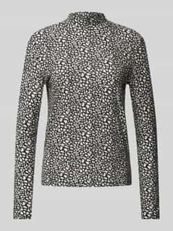Vila Shirt met lange mouwen en opstaande kraag model 'LEOA'