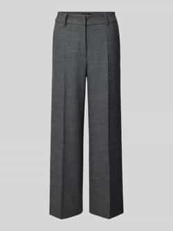 CAMBIO Wide fit stoffen broek met viscose model 'California'