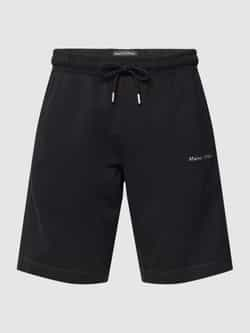 Marc O'Polo Regular fit sweatshorts met tunnelkoord