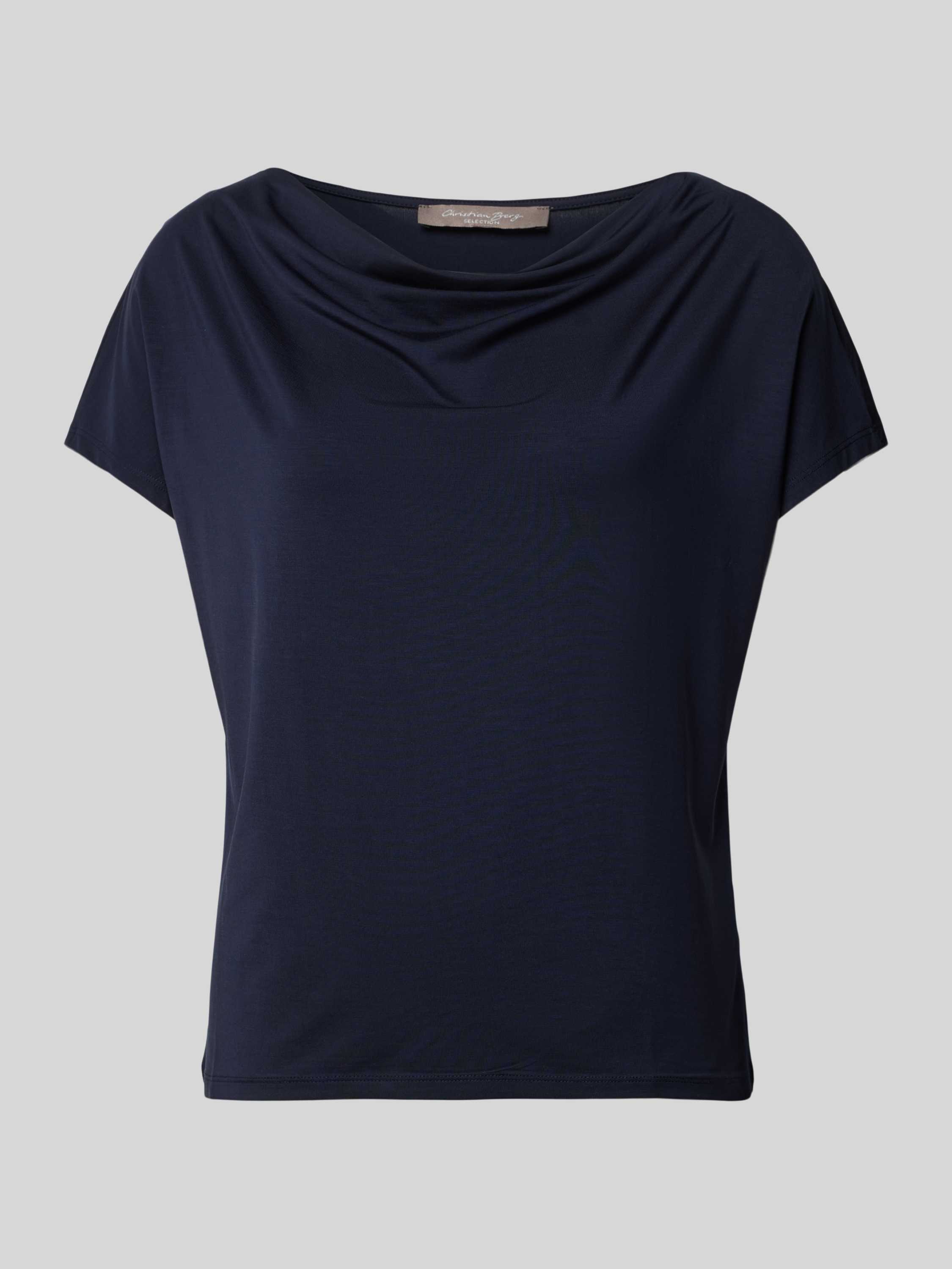 Christian Berg Woman Selection T-shirt met cascadehals