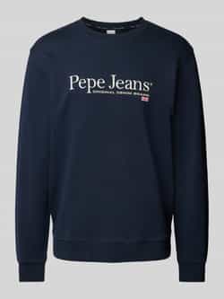 Pepe Jeans Sweatshirt met labelprint model 'SEAN'