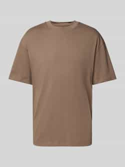 Jack & jones T-shirt met geribde ronde hals model 'BRADLEY'