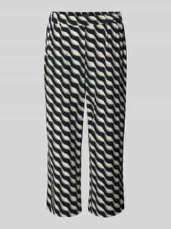 Betty Barclay Stoffen broek met verkorte pasvorm en elastische band