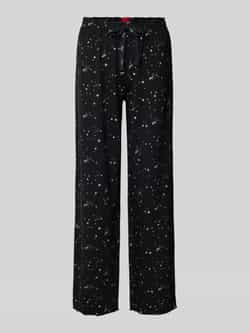 HUGO Wide leg pyjamabroek van modalmix