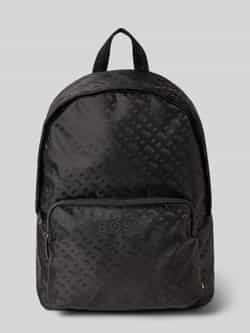 Boss Rugzak met labeldetails model 'Catch 3.0'