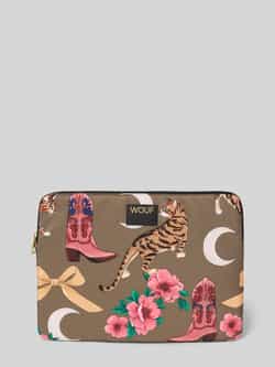 WOUF Laptoptas met labeldetail model 'Rodeo'