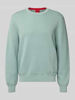 HUGO Loose fit gebreide pullover van puur katoen model 'SAN CELLY'