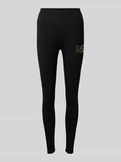 EA7 Emporio Armani High waist legging met labeldetail