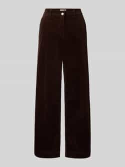 FREE QUENT Corduroy broek met wijde pijpen model 'Cordy'