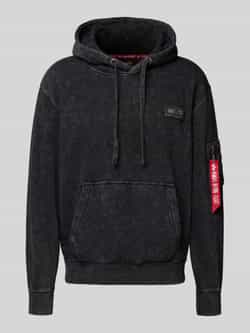 Alpha industries Hoodie met ritszak op de mouw