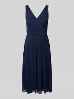 TROYDEN COLLECTION Cocktailjurk met V-hals