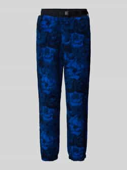 Lacoste Bloemen Teddy Sweat Pants Blue Heren