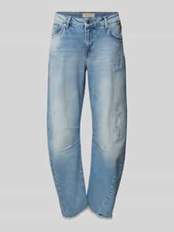 ETIQUETT ESSENTIALS Smarty wide leg fit jeans in destroyed-look model 'Smarty'