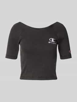 Champion Fitted fit kort shirt met labelstitching