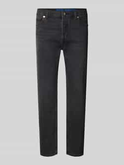 Hugo Blue Slim fit jeans met knoopsluiting model 'Brody'