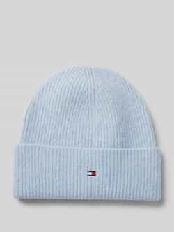 Tommy Hilfiger Gebreide muts met logodetail model 'ESSENTIAL FLAG FUZZY'