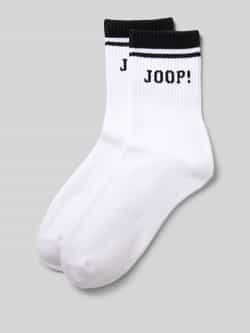 JOOP! Collection Sokken met labelstitching in een set van 2 paar