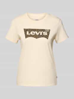 Levi's T-shirt met labelprint model 'THE PERFECT TEE'
