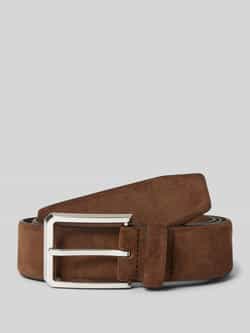 Boss Leren riem met doornsluiting model 'Caleb'
