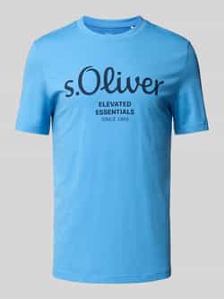 S.Oliver RED LABEL Regular fit T-shirt van puur katoen