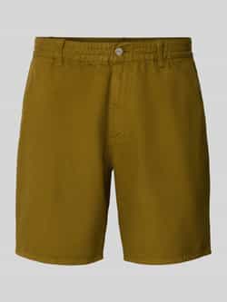 Forét Korte regular fit broek met elastische band model 'CLAY'