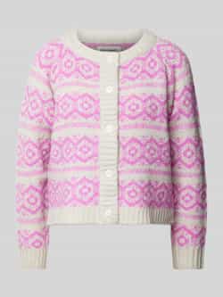 LOLLYS LAUNDRY Gebreid jack met knoopsluiting model 'Nova'