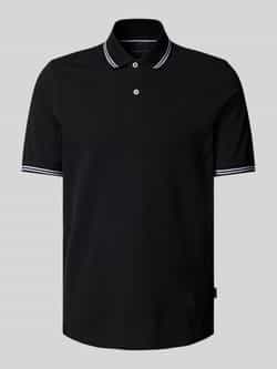 Bugatti Regular fit poloshirt met labeldetail