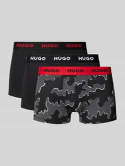 HUGO Boxershort met elastische band in een set van 3 stuks