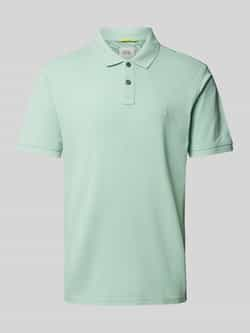 camel active Regular fit poloshirt met logostitching