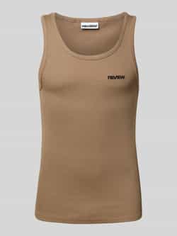 REVIEW Tanktop met labelstitching