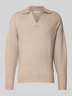 Jack & jones Gebreide pullover met V-hals model 'SOHO'