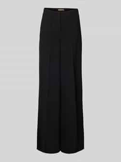 Smith and Soul Stoffen broek met persplooien en steekzakken