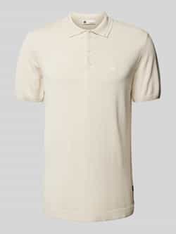 G-Star Raw Poloshirt van pure viscose met logostitching
