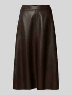 Betty Barclay Midirok in leerlook model 'August'